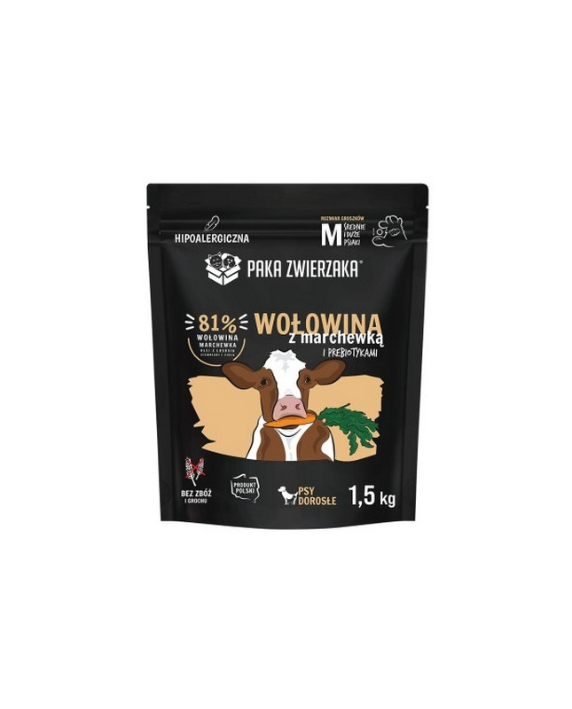 Paka Zwierzaka Seventh Heaven Wołowina Z Marchewką M 1,5Kg