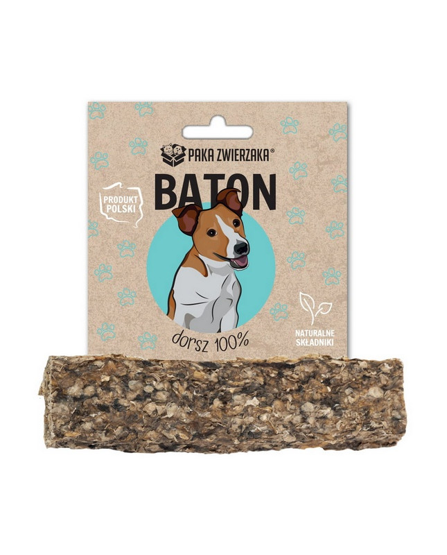 Paka Zwierzaka Baton Dorsz 100% 12Cm