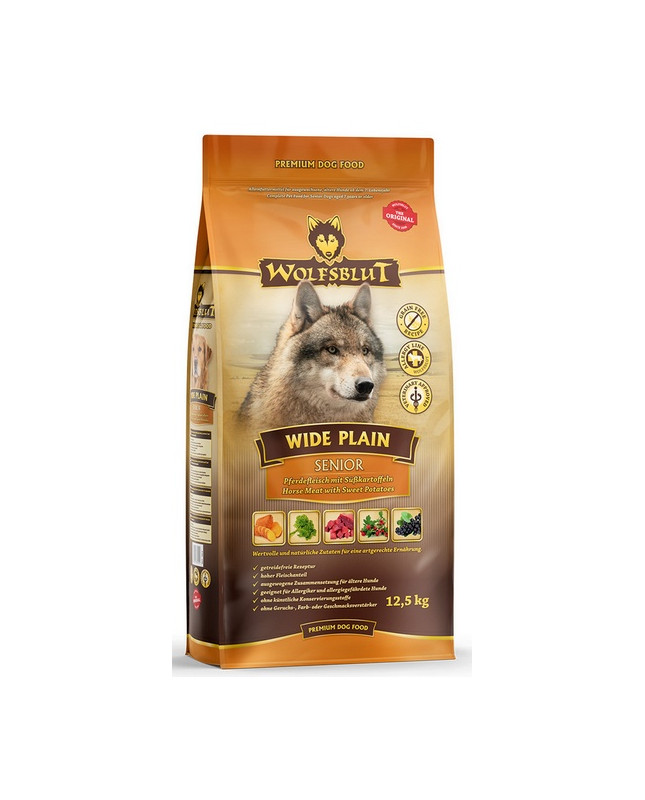 Wolfsblut Dog Wide Plain Senior - Konina I Bataty 12,5Kg