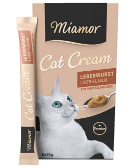 Miamor Cat Confect Leberwurst Cream 6X15G