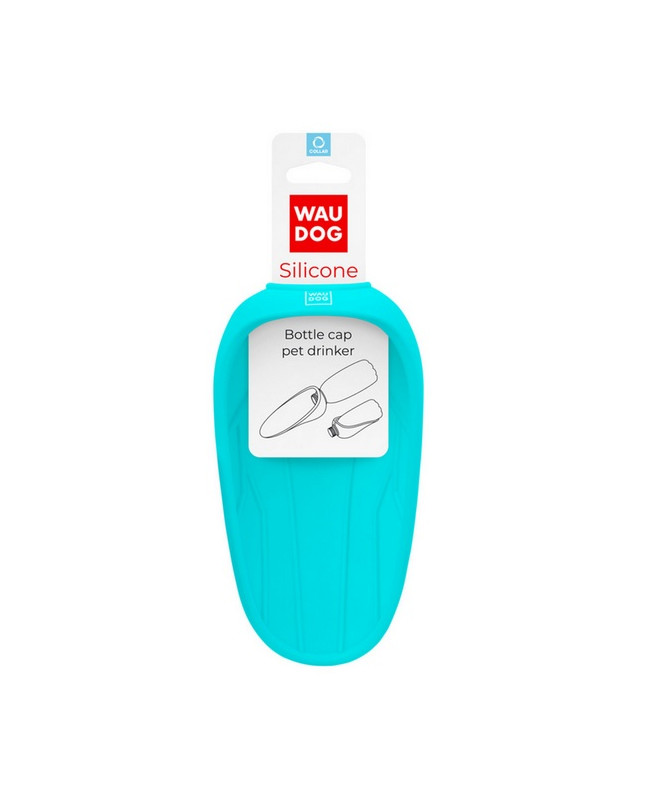 Collar Waudog Silicone Dysza Do Picia - Końcówka 165X90Mm Niebieska