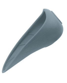 Collar Waudog Silicone Dysza Do Picia - Końcówka 165X90Mm Szara