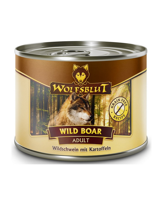 Wolfsblut Dog Wild Boar - Dziczyzna I Ziemniaki Puszka 200G