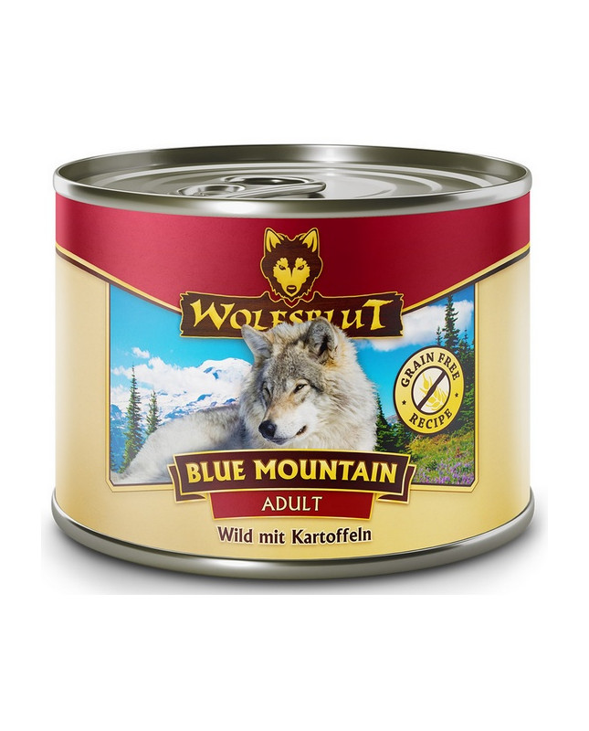 Wolfsblut Dog Blue Mountain - Dziczyzna I Ziemniaki Puszka 200G