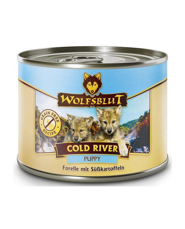 Wolfsblut Dog Cold River - Pstrąg I Bataty Puszka 200G