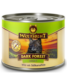 Wolfsblut Dog Dark Forest - Dziczyzna I Bataty Puszka 200G