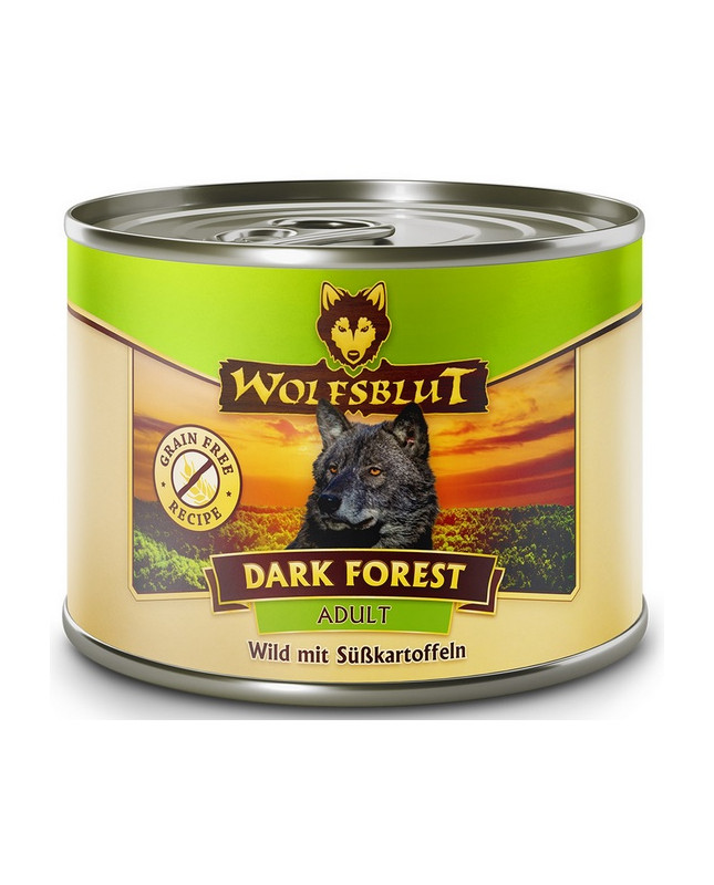 Wolfsblut Dog Dark Forest - Dziczyzna I Bataty Puszka 200G