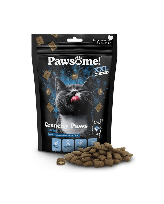 Pawsome Crunchy Paws Łosoś 150G