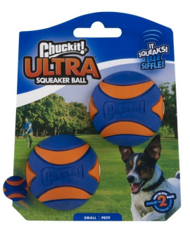 Chuckit! Ultra Squeaker Ball Small 2Pak [31537]
