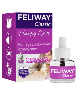 Feliway Classic - Kocie Feromony Wkład 30-Dniowy (Uzupełniający) 48Ml