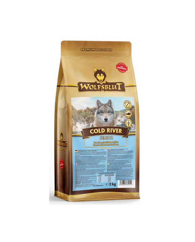Wolfsblut Dog Cold River Senior - Pstrąg I Bataty 2Kg