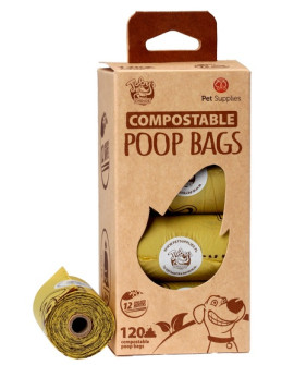 Toby's Choice Biodegradowalne Kompostowalne Worki Na Odchody 120Szt