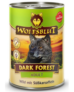 Wolfsblut Dog Dark Forest - Dziczyzna I Bataty Puszka 395G