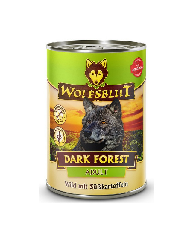 Wolfsblut Dog Dark Forest - Dziczyzna I Bataty Puszka 395G