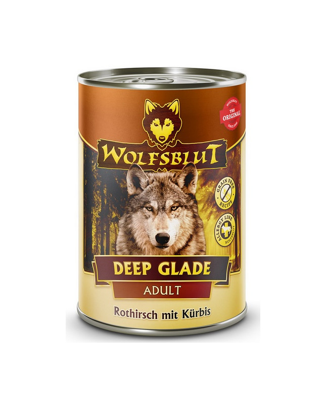 Wolfsblut Dog Deep Glade - Jeleń I Bawół Puszka 395G