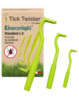 Kleszczołapki - Przyrząd Do Usuwania Kleszczy - Haczyki 3Szt