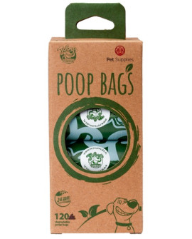 Toby's Choice Ekologiczne (Degradowalne) Bezzapachowe Worki Na Odchody 120Szt