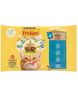 Friskies Mix Rybny W Sosie Saszetki 4X85G