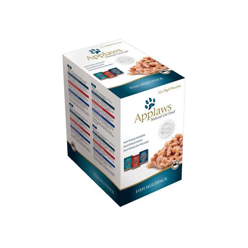 Applaws saszetki dla kota Fish Selection Multi Pack 12x70g