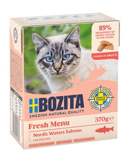 Bozita Z Łososiem Kawałki W Sosie Kartonik 370G