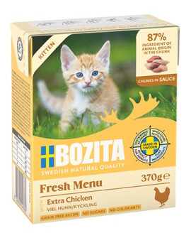 Bozita Z Kurczakiem Dla Kociąt - Kawałki W Sosie Kartonik 370G