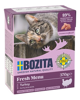 Bozita Z Indykiem Kawałki W Galaretce Kartonik 370G