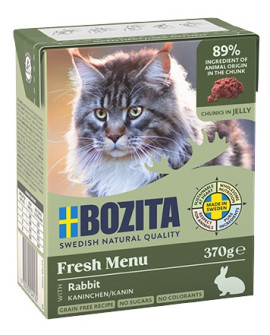 Bozita Z Królikiem Kawałki W Galaretce Kartonik 370G