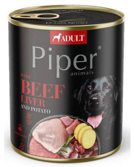 Piper Pies Wątroba Wołowa I Ziemniaki Puszka 800G