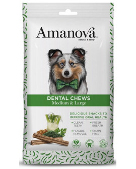 Amanova Dog Dental Chews Medium & Large 180G
