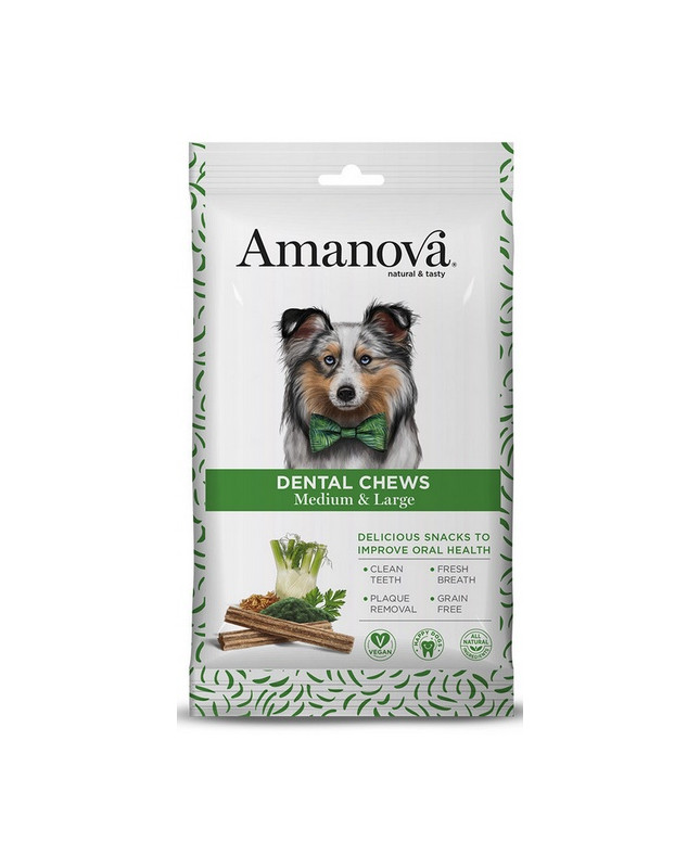 Amanova Dog Dental Chews Medium & Large 180G