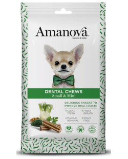 Amanova Dog Dental Chews Small & Mini 110G