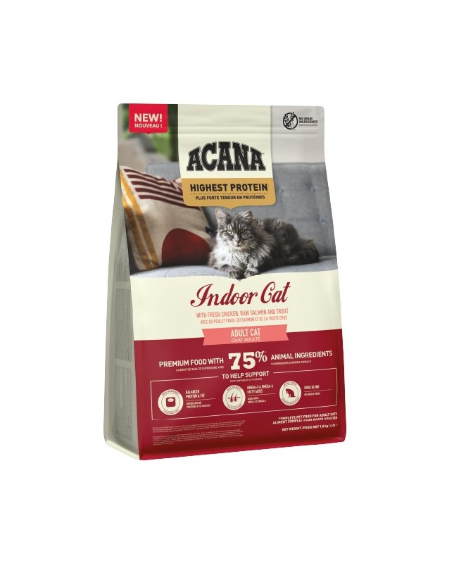 Acana Highest Protein Indoor Cat 1,8Kg