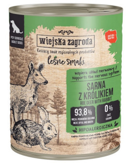Wiejska Zagroda Leśne Smaki Sarna Z Królikiem Puszka 800G