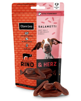 Chewies Beef Salametti Wołowina Z Sercami 60G