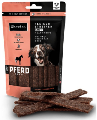 Chewies Meat Strips Soft Mini Konina 70G