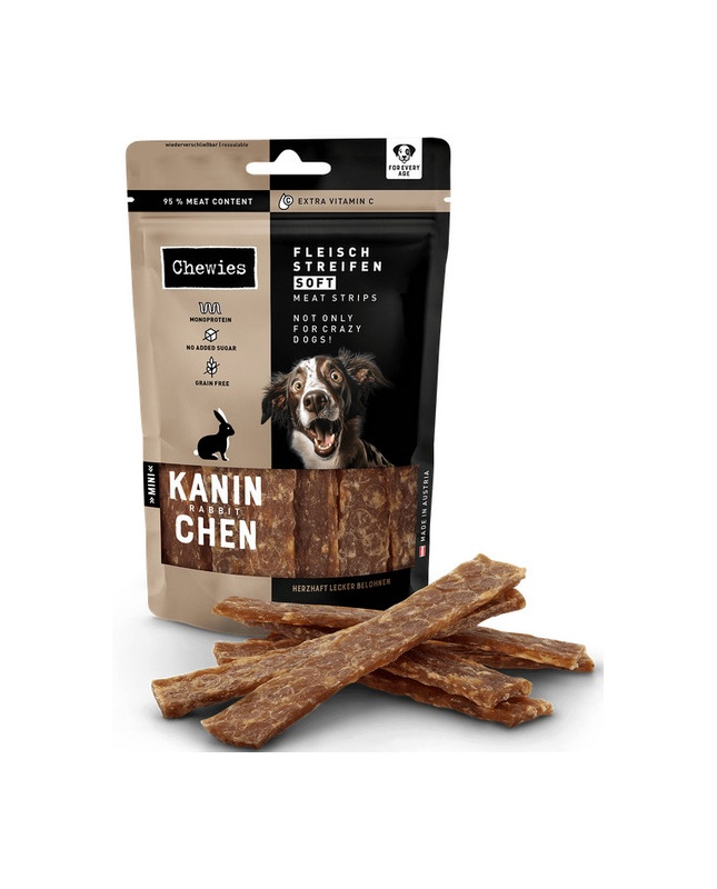 Chewies Meat Strips Soft Mini Królik 70G
