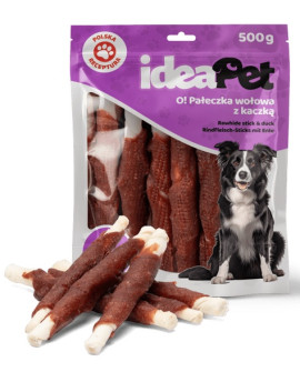 Ideapet Pałeczka Wołowa Z Kaczką 500G