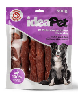 Ideapet Pałeczka Wołowa Z Kaczką 500G