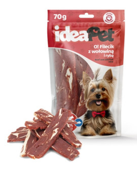 Ideapet O! Fileciki Z Wołowiną I Rybą 70G