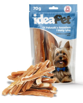 Ideapet O! Paluszki Z Łososiem I Białą Rybą 70G