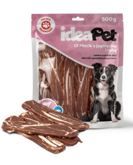 Ideapet Fileciki Z Jagnięciną I Rybą 500G