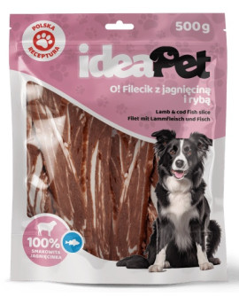 Ideapet Fileciki Z Jagnięciną I Rybą 500G