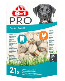 8In1 Dental Delights Bones Xs Torebka 21Szt