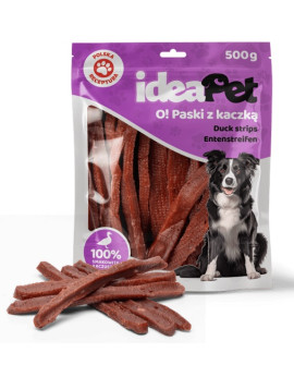 Ideapet Paski Z Kaczką 500G