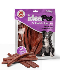 Ideapet Paski Z Kaczką 500G