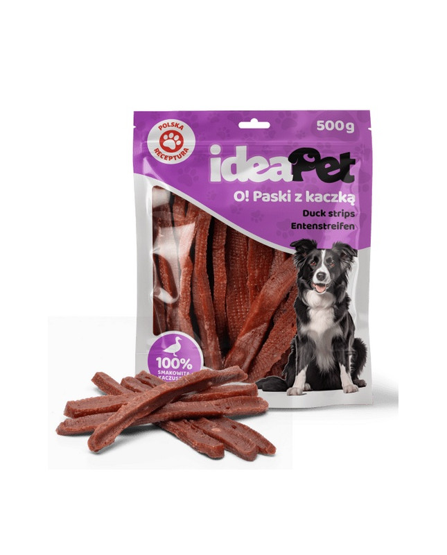 Ideapet Paski Z Kaczką 500G