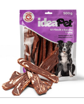 Ideapet Fileciki Z Kaczką I Rybą 500G