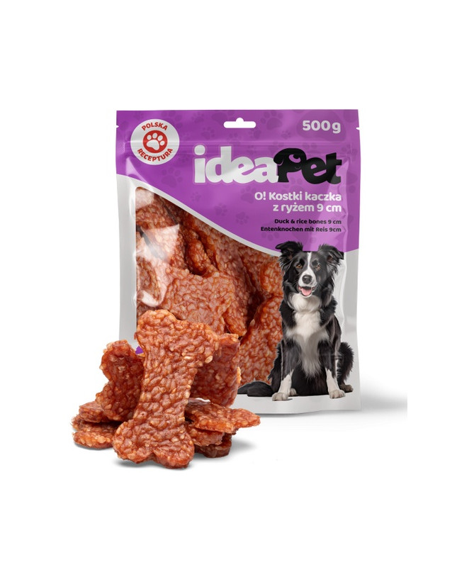 Ideapet Kostki Z Kaczką I Ryżem 9Cm 500G