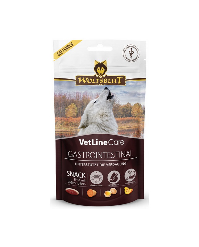 Wolfsblut Dog Vetline Snack Gastrointestinal - Kaczka I Bataty 100G