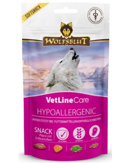 Wolfsblut Dog Vetline Snack Hypoallergenic - Konina I Bataty 100G